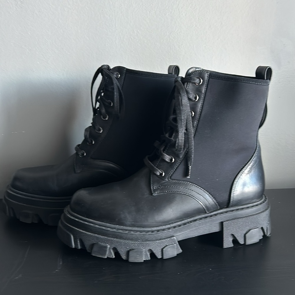Black Combat & Moto Boots